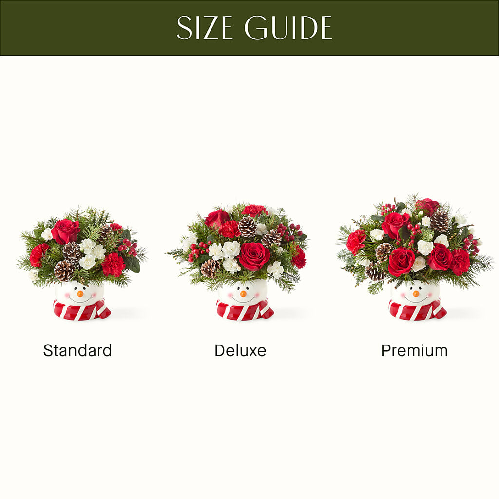 Jolly Snowman Bouquet – Oopsie Daisy Llc, Berlin NJ
