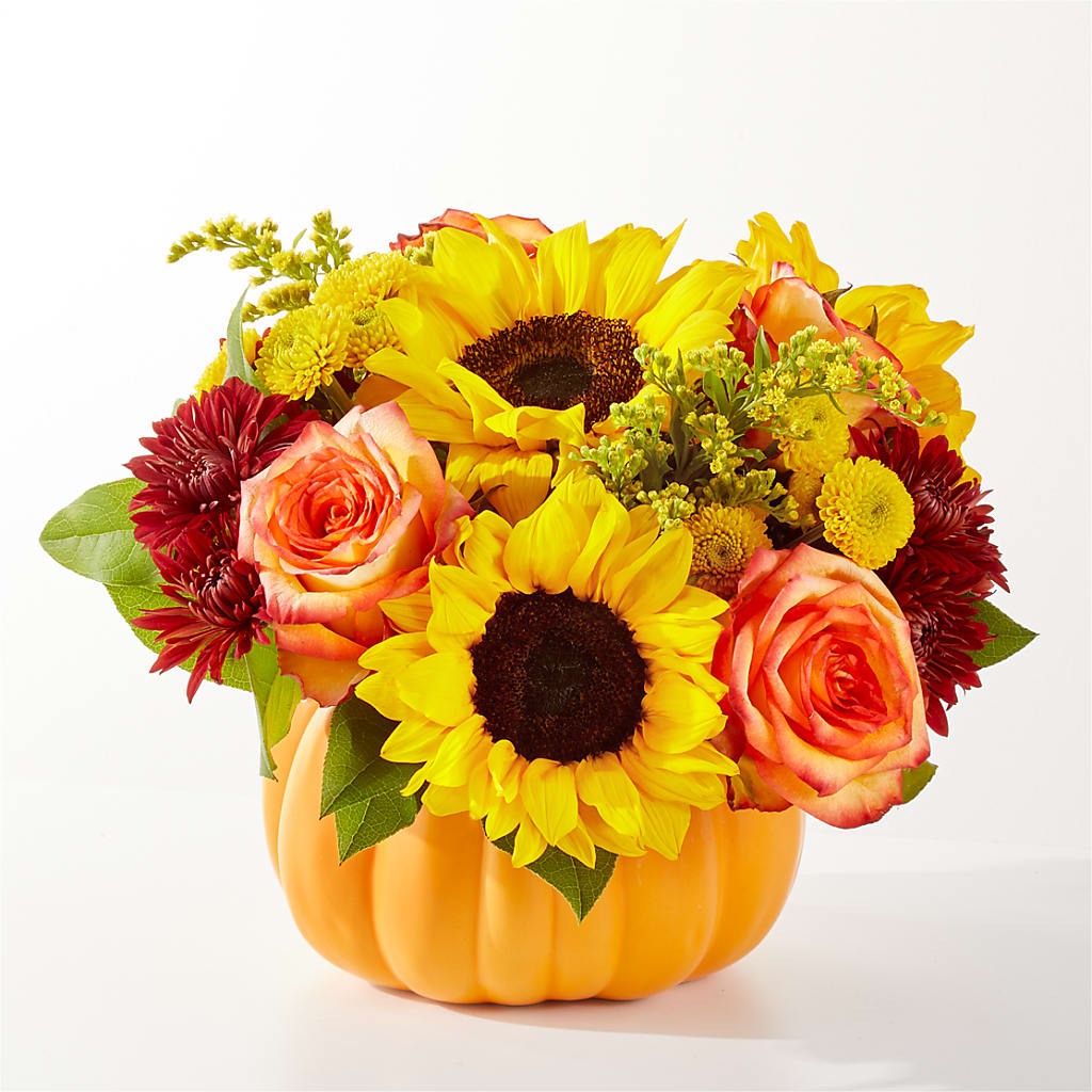 Golden Gourd Pumpkin Bouquet – Oopsie Daisy Llc, Berlin NJ