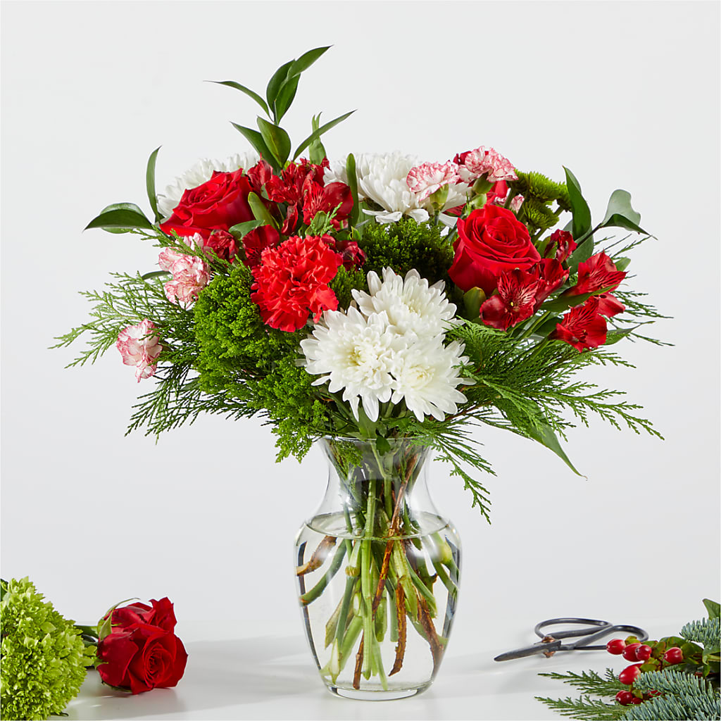 Merry Moment Bouquet – A Florist Original – Oopsie Daisy Llc, Berlin NJ