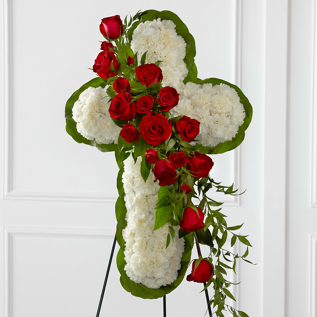 Floral Cross Easel – Oopsie Daisy Llc, Berlin NJ