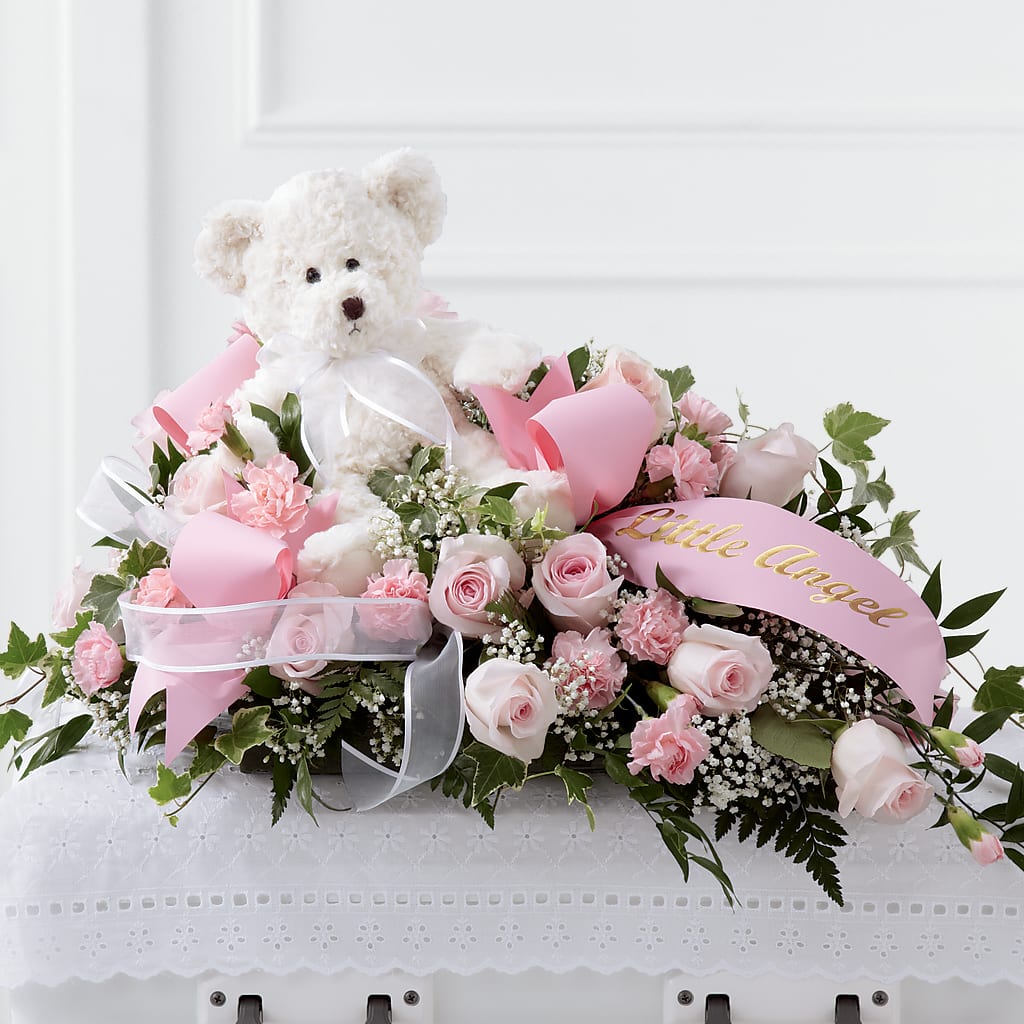 Touch of Sympathy Casket Spray – Oopsie Daisy Llc, Berlin NJ