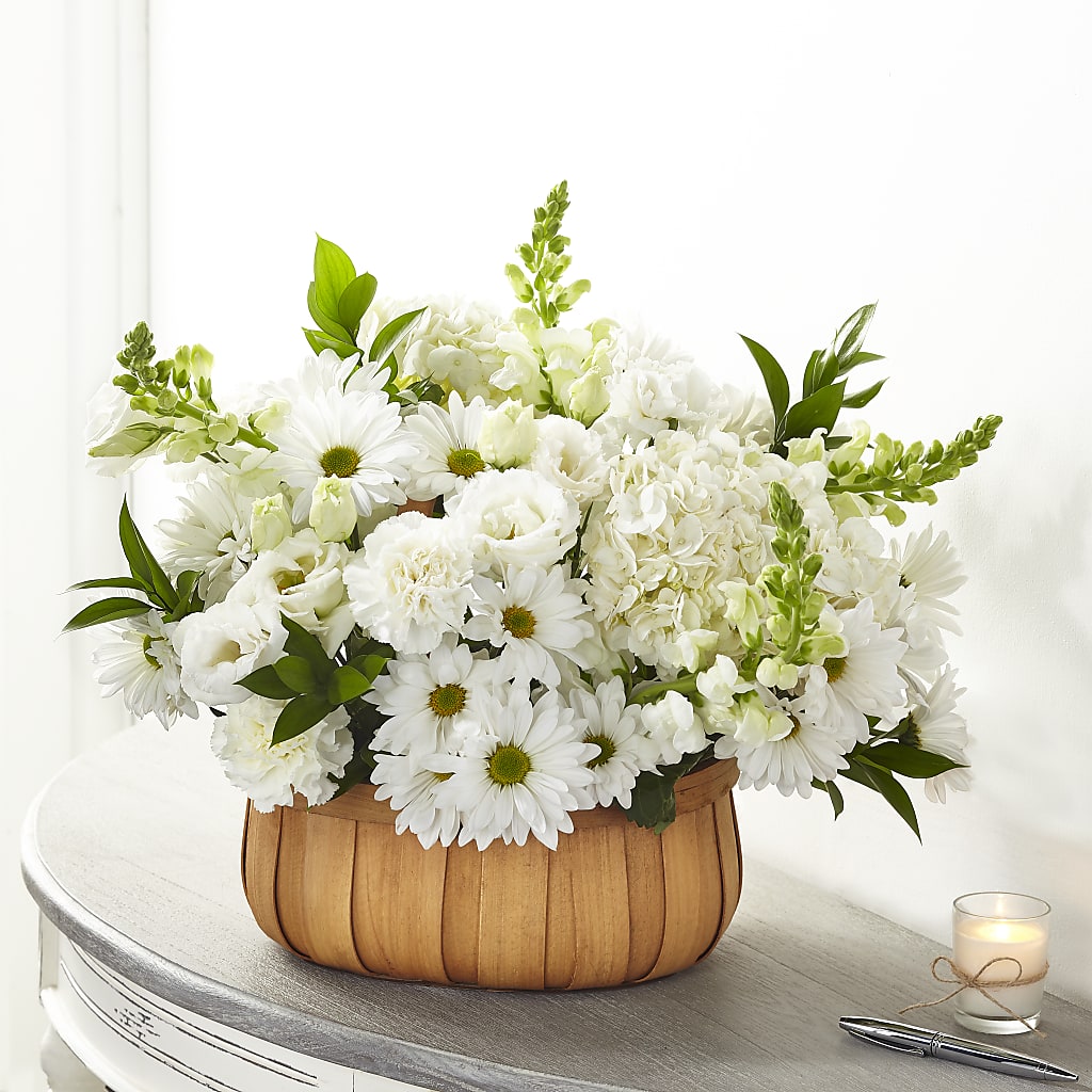 Pure Ivory Basket – Oopsie Daisy Llc, Berlin NJ