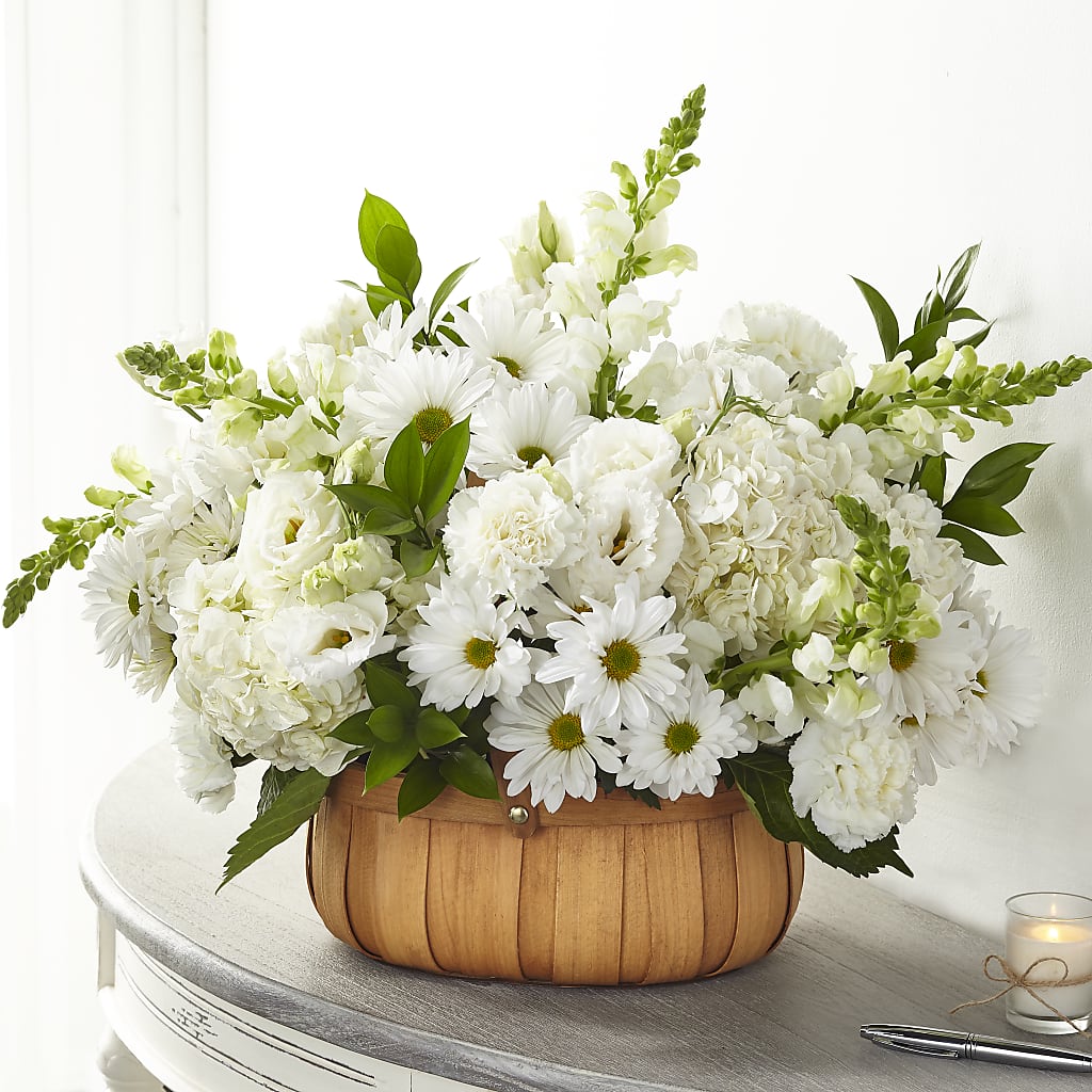 Pure Ivory Basket – Oopsie Daisy Llc, Berlin NJ