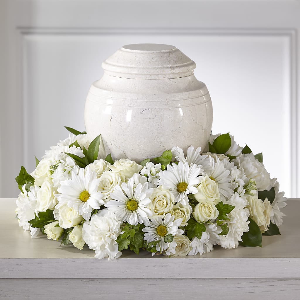 Ivory Gardens Cremation Adornment – Oopsie Daisy Llc, Berlin NJ