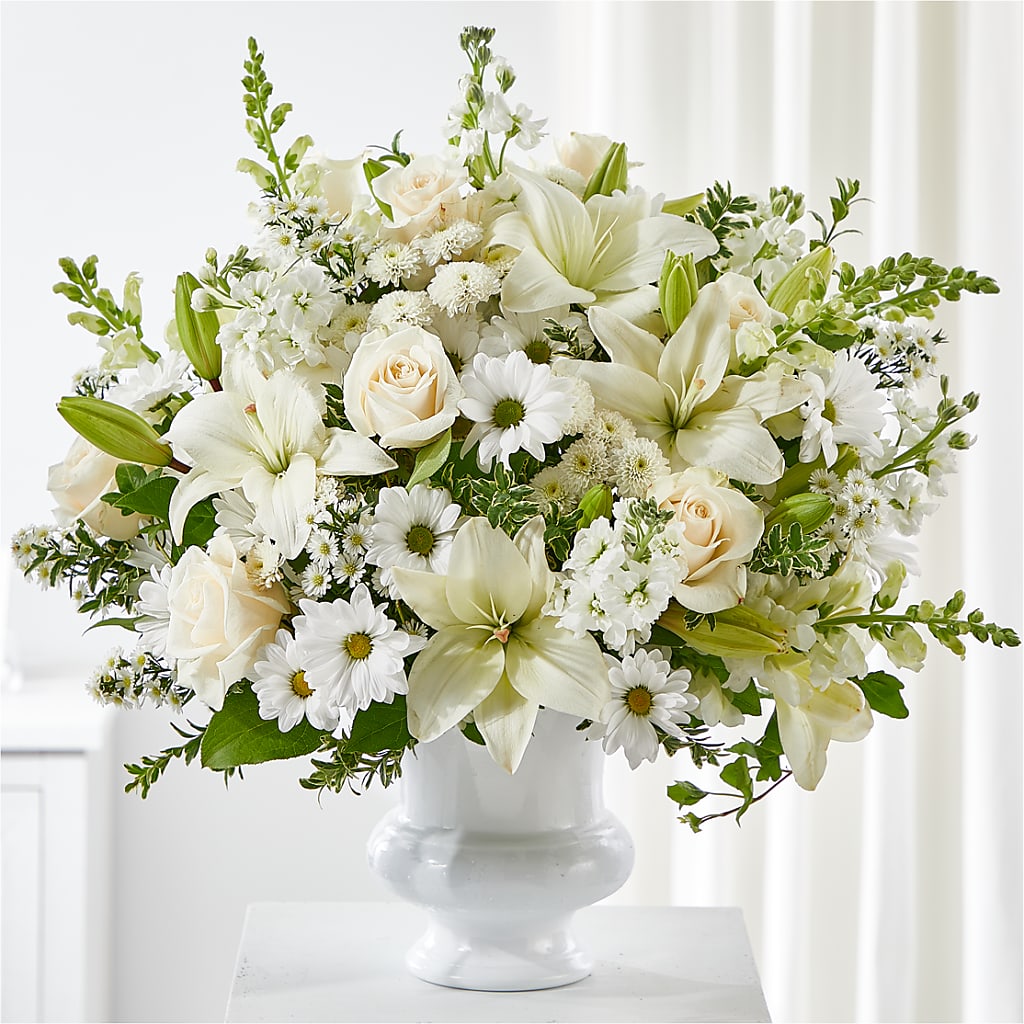 Uplifting Urn Arrangement – Oopsie Daisy Llc, Berlin NJ