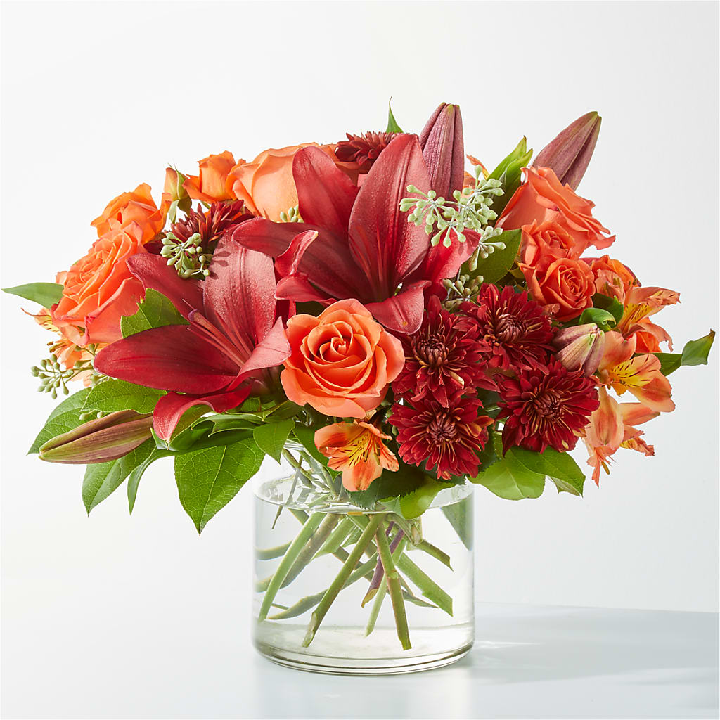 Crimson Leaves Bouquet – Oopsie Daisy Llc, Berlin NJ