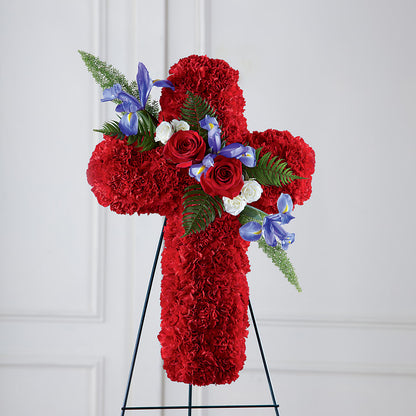Faithful Hero Floral Cross –  Oopsie Daisy Llc, Berlin NJ