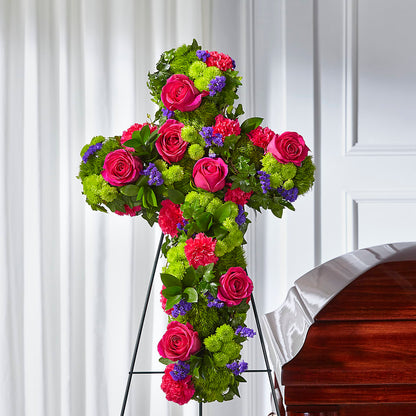 Tribute Rose Floral Cross –  Oopsie Daisy Llc, Berlin NJ