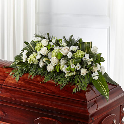 Hopeful Gesture Casket Spray –  Oopsie Daisy Llc, Berlin NJ