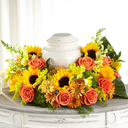 Faithful Sunflower Cremation Adornment –  Oopsie Daisy Llc, Berlin NJ